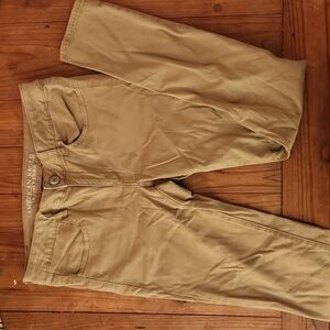 AEO LN khaki super stretch leggings 8 tall long